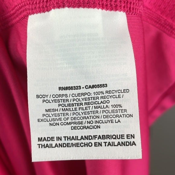 Nike Miler Running Dri-Fit Shirt Women Medium Short Sleeve Pink/Orange - Picture 12 of 13